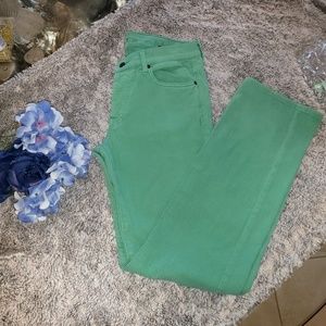 7 for All Manking Standard Green Jean's 32